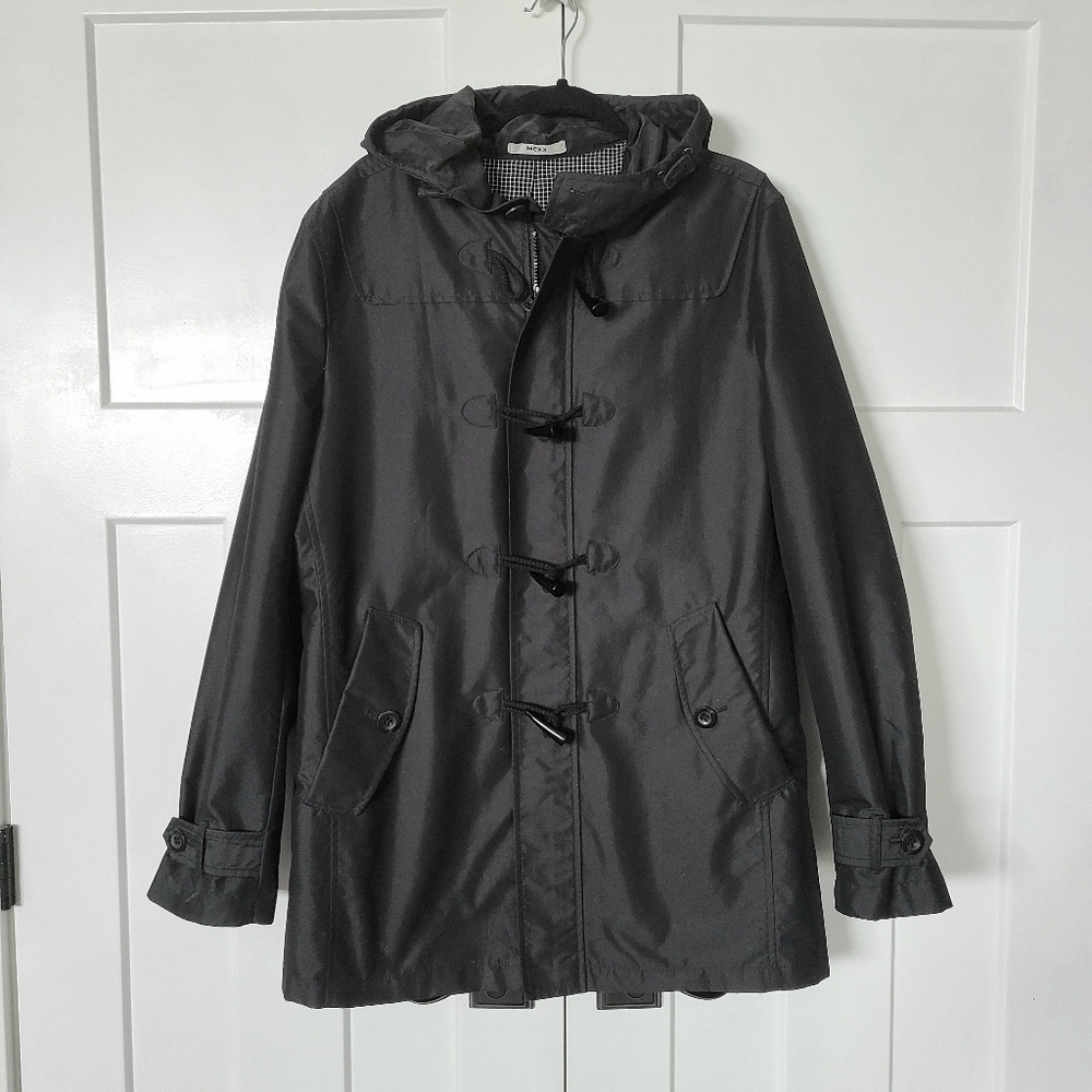 Mexx Mens Black Pea Coat